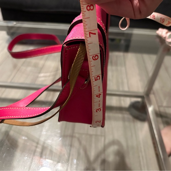 Dooney and Bourke Small Fuchsia Flap bag - Picture 12 of 15